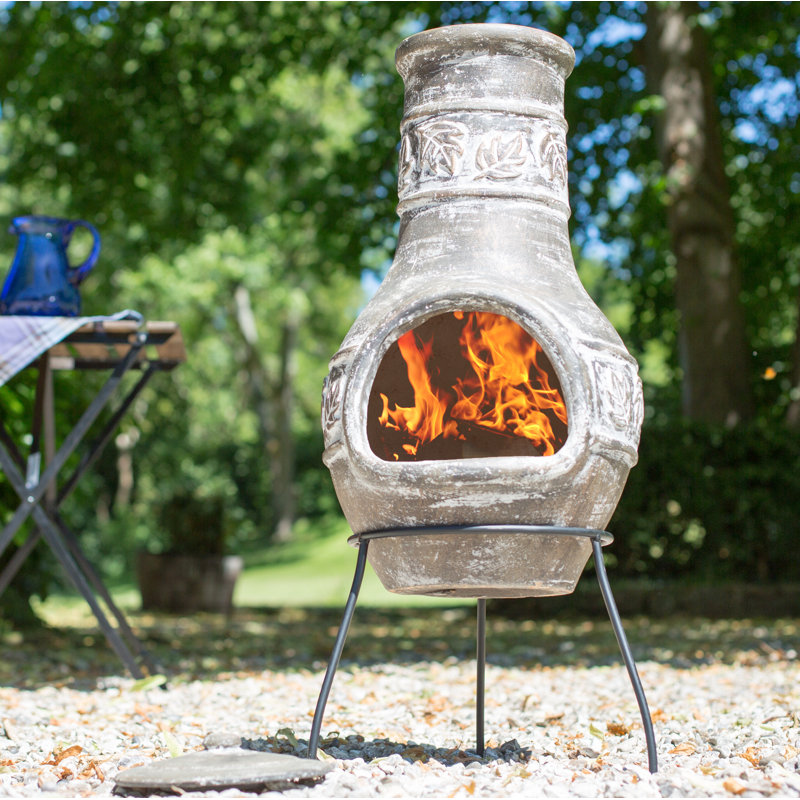 Sol 72 Outdoor Braedon Clay Wood Burning Chiminea & Reviews Wayfair.co.uk